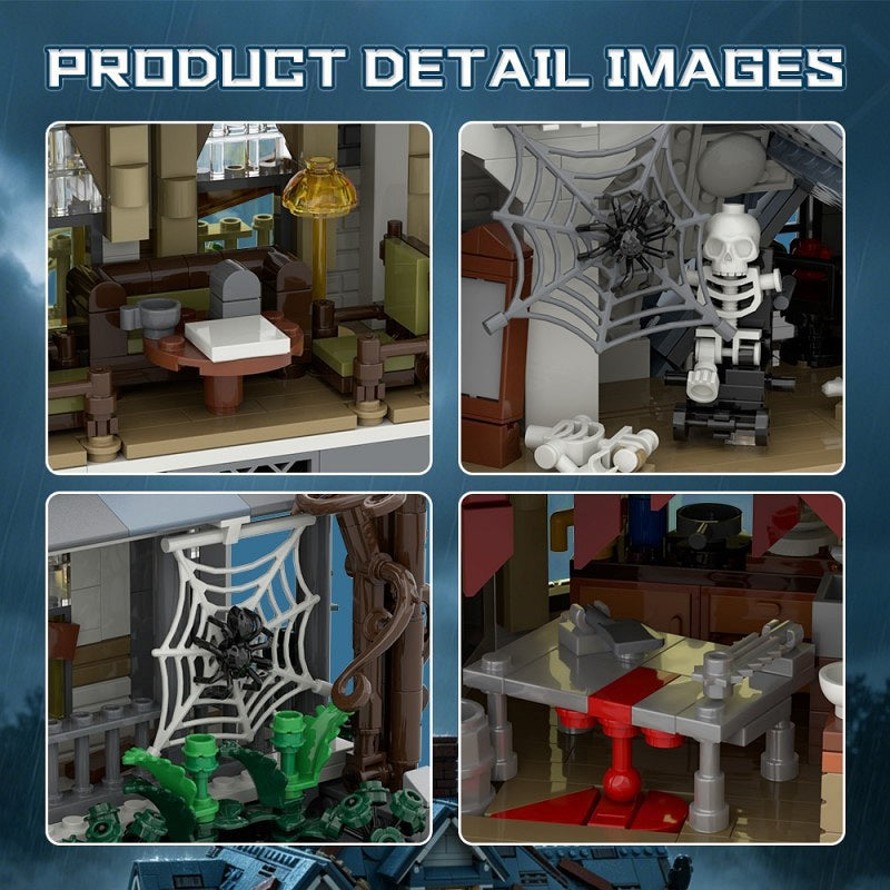 Texas Horror Farmhouse MOC Building Kit | Chainsaw Haunted House Diorama - 2