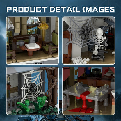 Texas Horror Farmhouse MOC Building Kit | Chainsaw Haunted House Diorama - 2