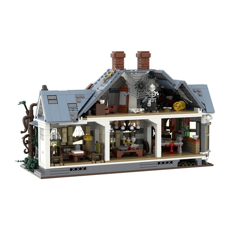 Texas Horror Farmhouse MOC Building Kit | Chainsaw Haunted House Diorama - 6