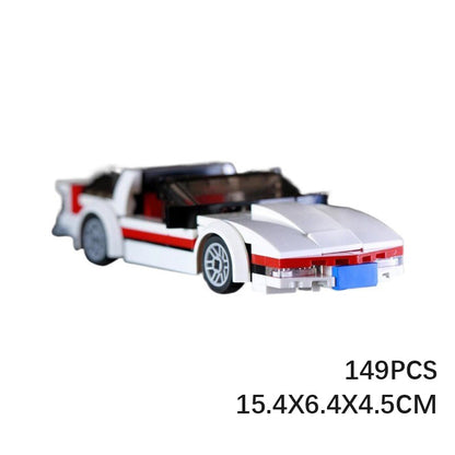the a-team faceman's corvette c4 building set | moc-11247 - 3
