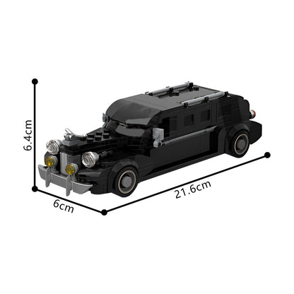 the addams family car building kit | wednesday | moc-196866 - 2