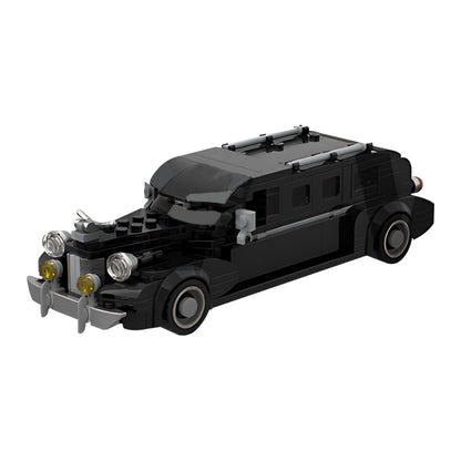 the addams family car building kit | wednesday | moc-196866 - 3