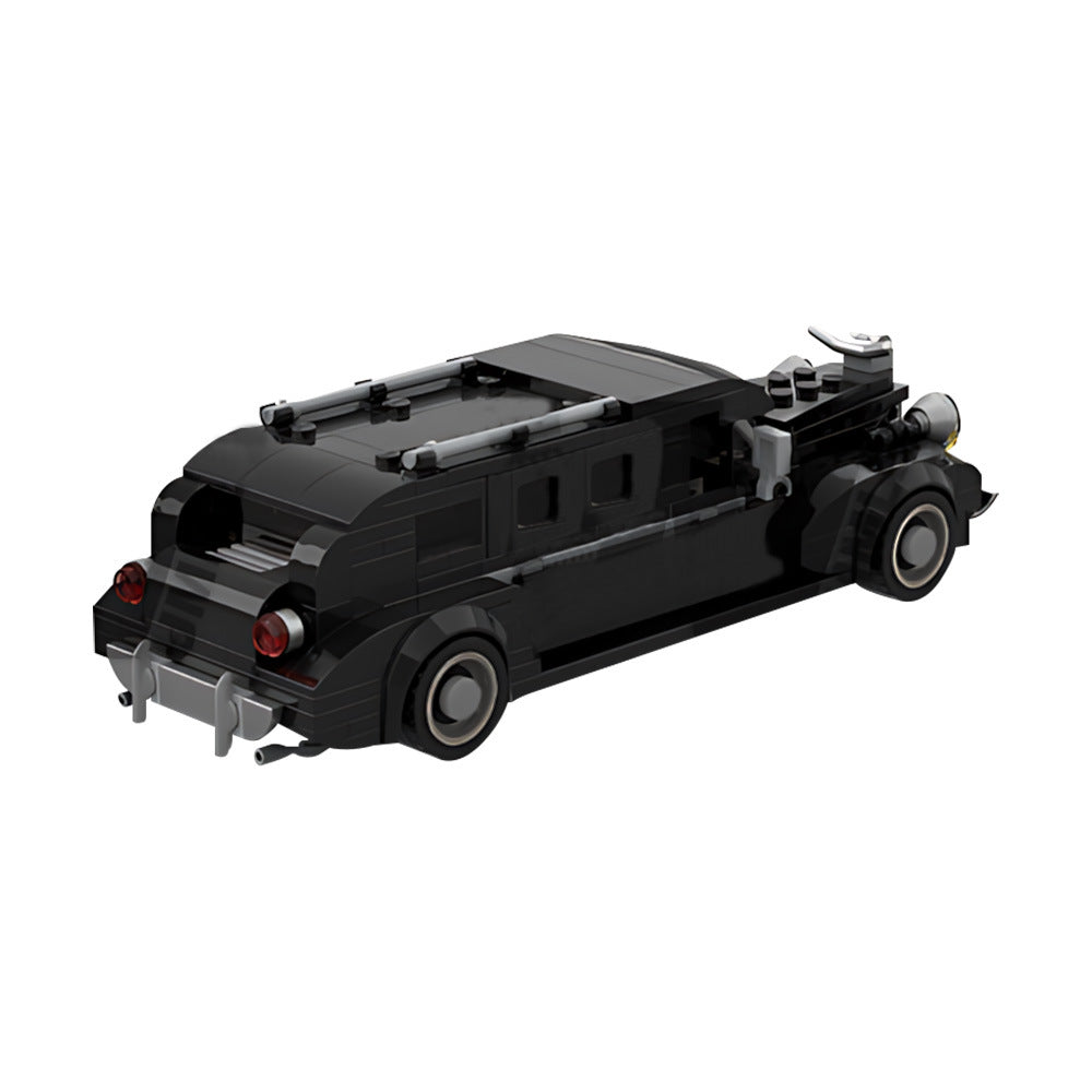 the addams family car building kit | wednesday | moc-196866 - 4