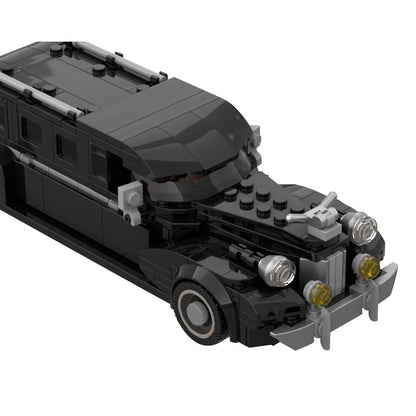 the addams family car building kit | wednesday | moc-196866 - 5