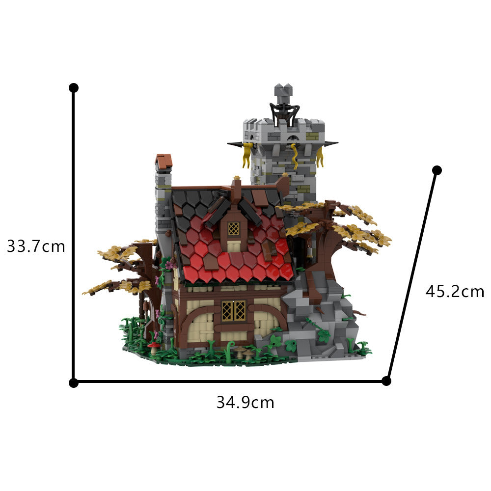The Alchemist's Tower MOC Building Kit | LEGO-Compatible MOC - 3