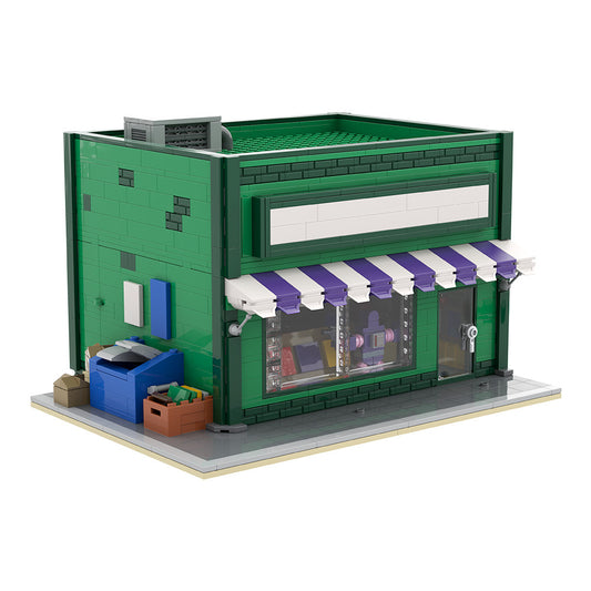 the android's dungeon & baseball card shop building set | the simpsons | moc-223229 - 5