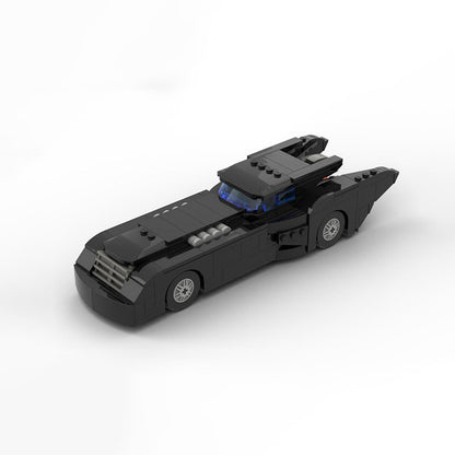 the animated series batmobile building set | moc-69368 - 4