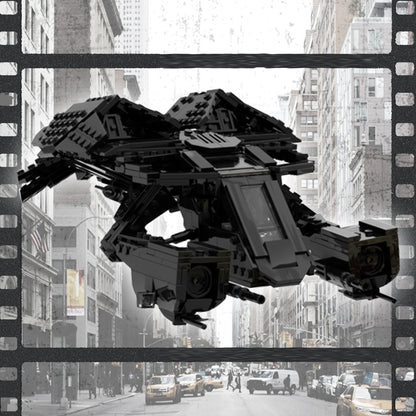 the bat - batwing building set | batman| moc-123989 - 1