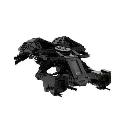 the bat - batwing building set | batman| moc-123989 - 5