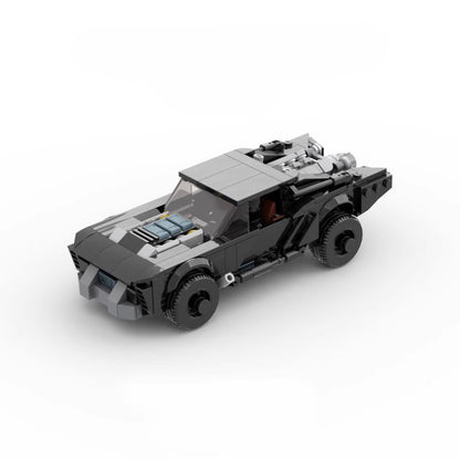 the batmobile & robert pattinson 2022 building set | moc-91282 - 1