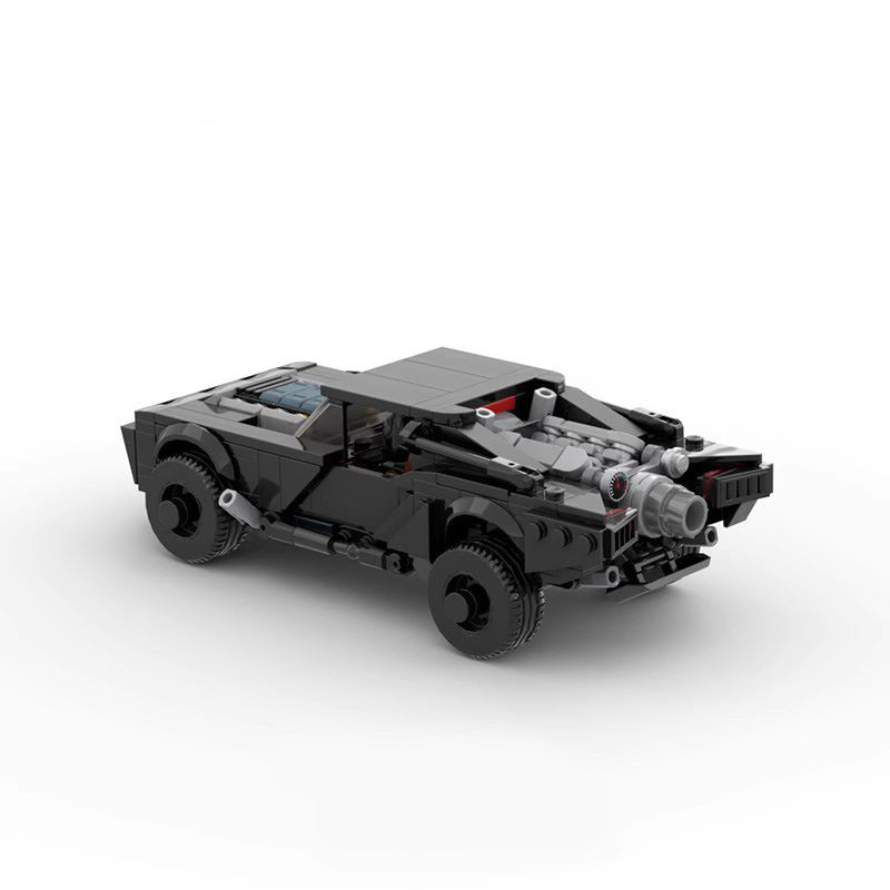 the batmobile & robert pattinson 2022 building set | moc-91282 - 3