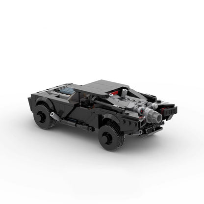 the batmobile & robert pattinson 2022 building set | moc-91282 - 3