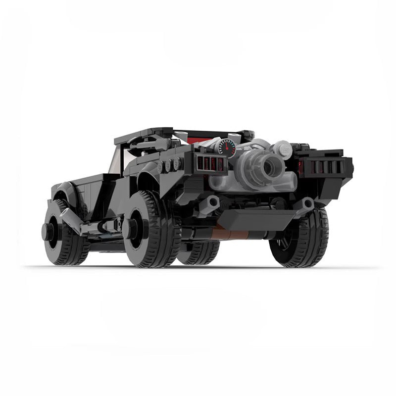 the batmobile & robert pattinson 2022 building set | moc-91282 - 4