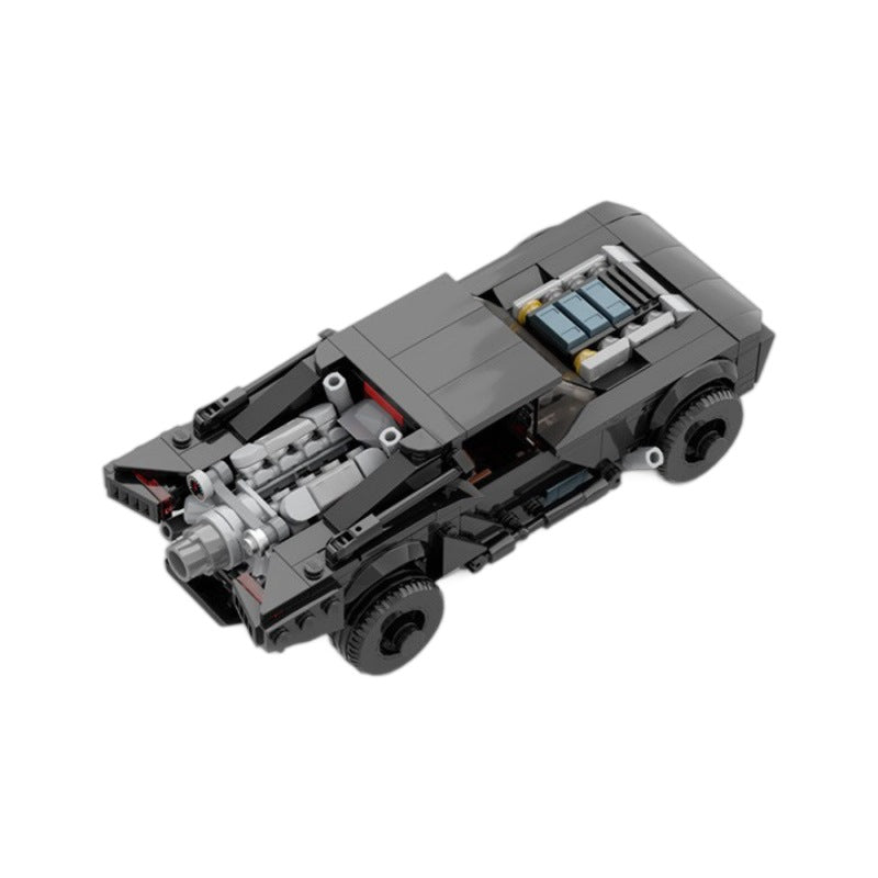 the batmobile & robert pattinson 2022 building set | moc-91282 - 5