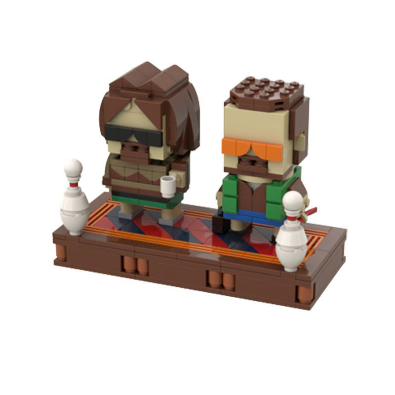 the big lebowski brickheadz building set | moc-150352 - 2