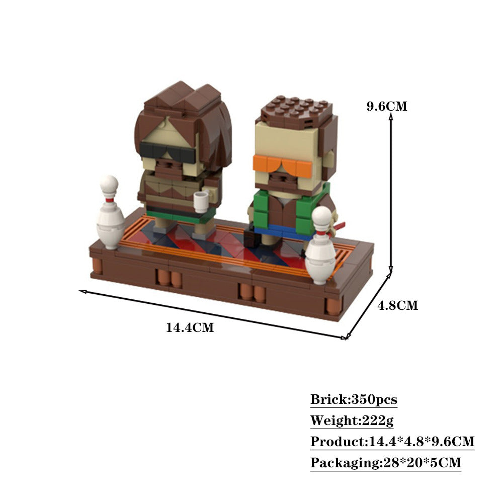 the big lebowski brickheadz building set | moc-150352 - 4