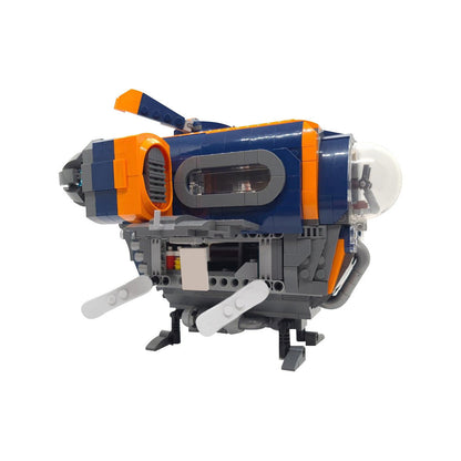 The Blue Fox Spaceship Building Kit | LEGO-Compatible MOC - 3
