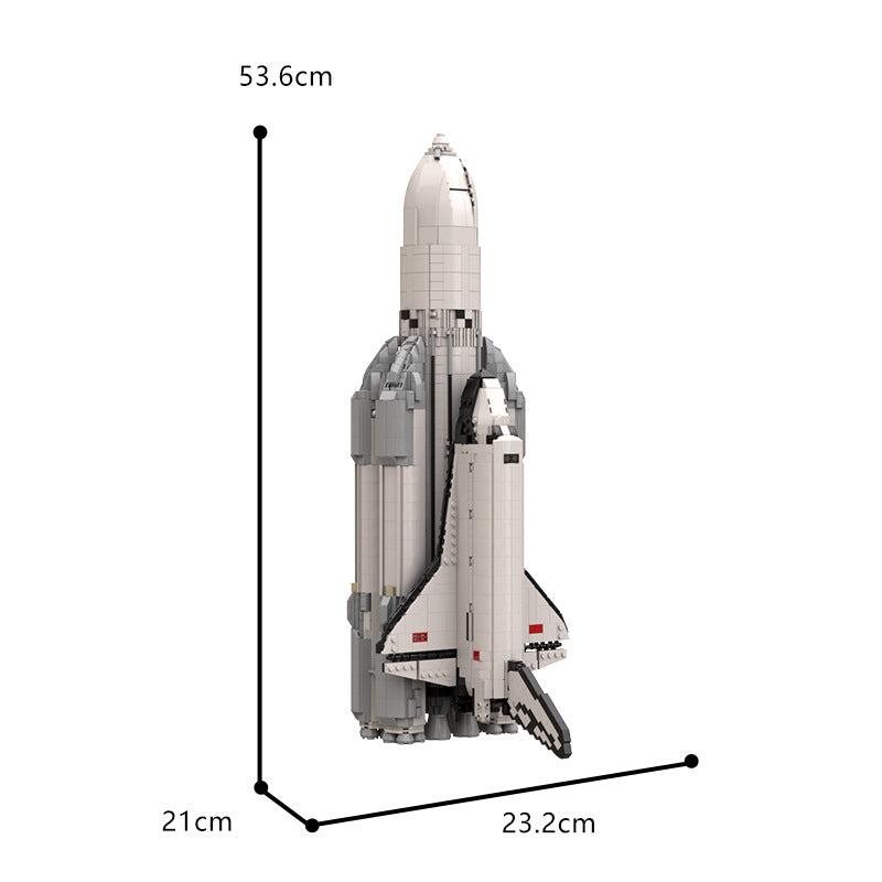 The Buran Rocket 1:110 Building Kit | 3844 pcs | LEGO-Compatible MOC - 9