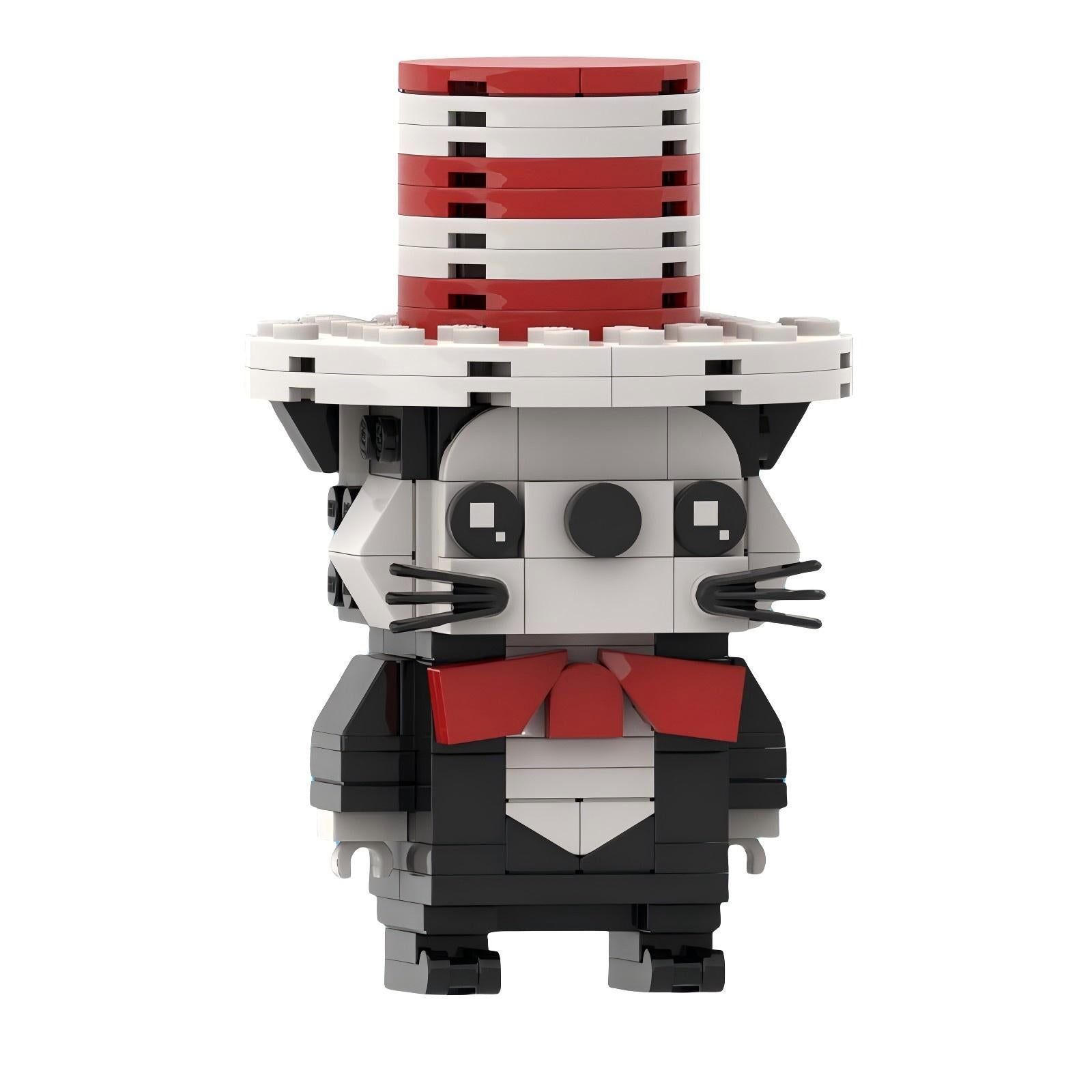 the cat in the hat brickheadz building kit | dr. seuss | moc-176577 - 3