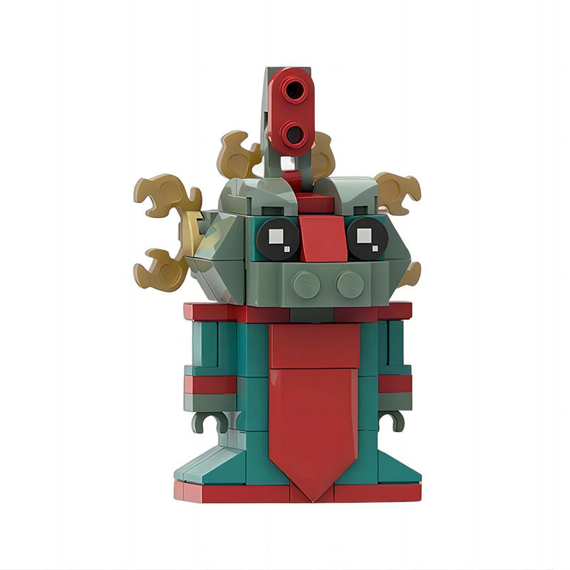 the chameleon brickheadz building kit | kung fu panda | moc-178322 - 3