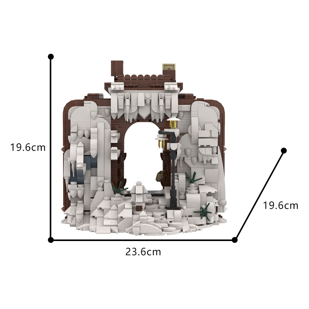 the chronicles of narnia wardrobe building set | lego compatible - 4