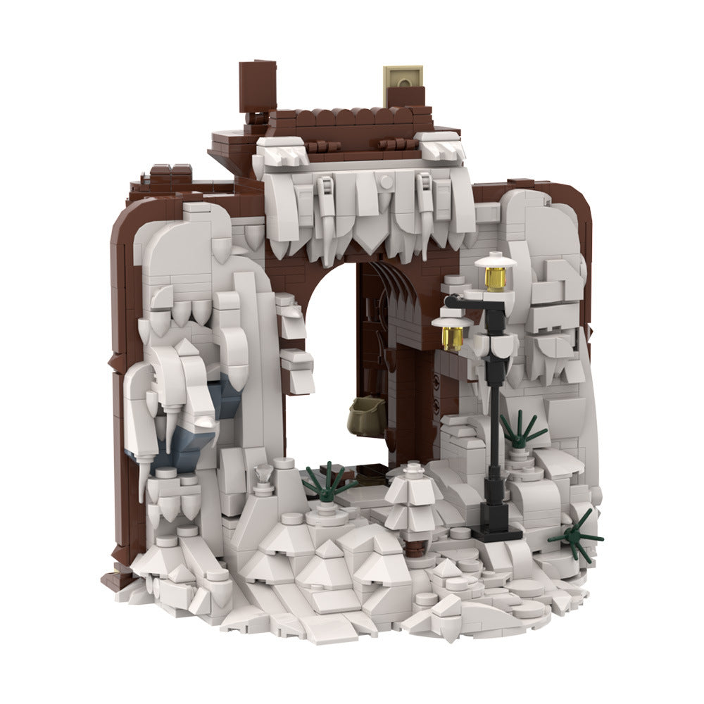 the chronicles of narnia wardrobe building set | lego compatible - 5