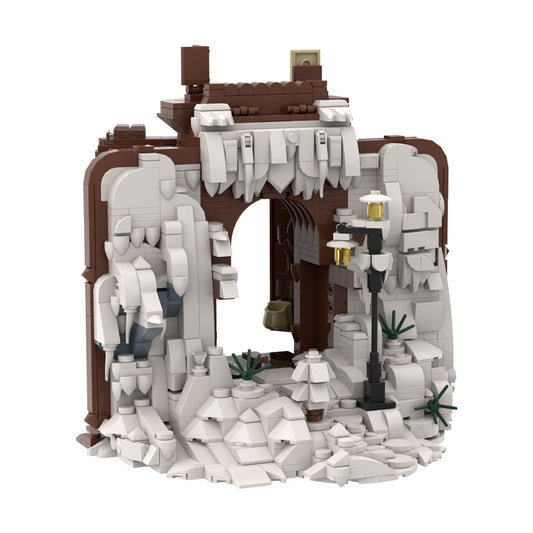 the chronicles of narnia wardrobe building set | lego compatible - 5