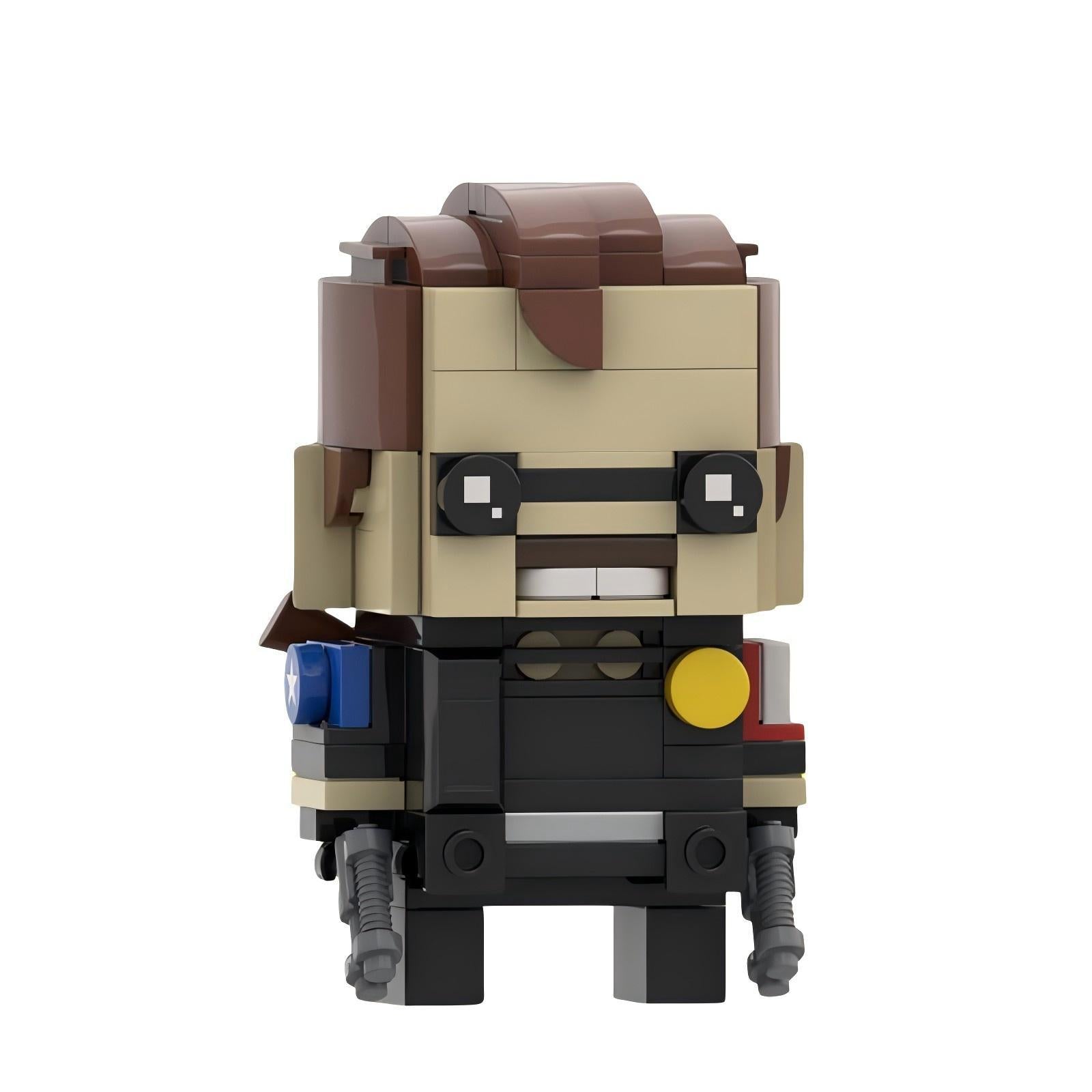 the comedian brickheadz building kit | watchmen | moc-117436 - 4