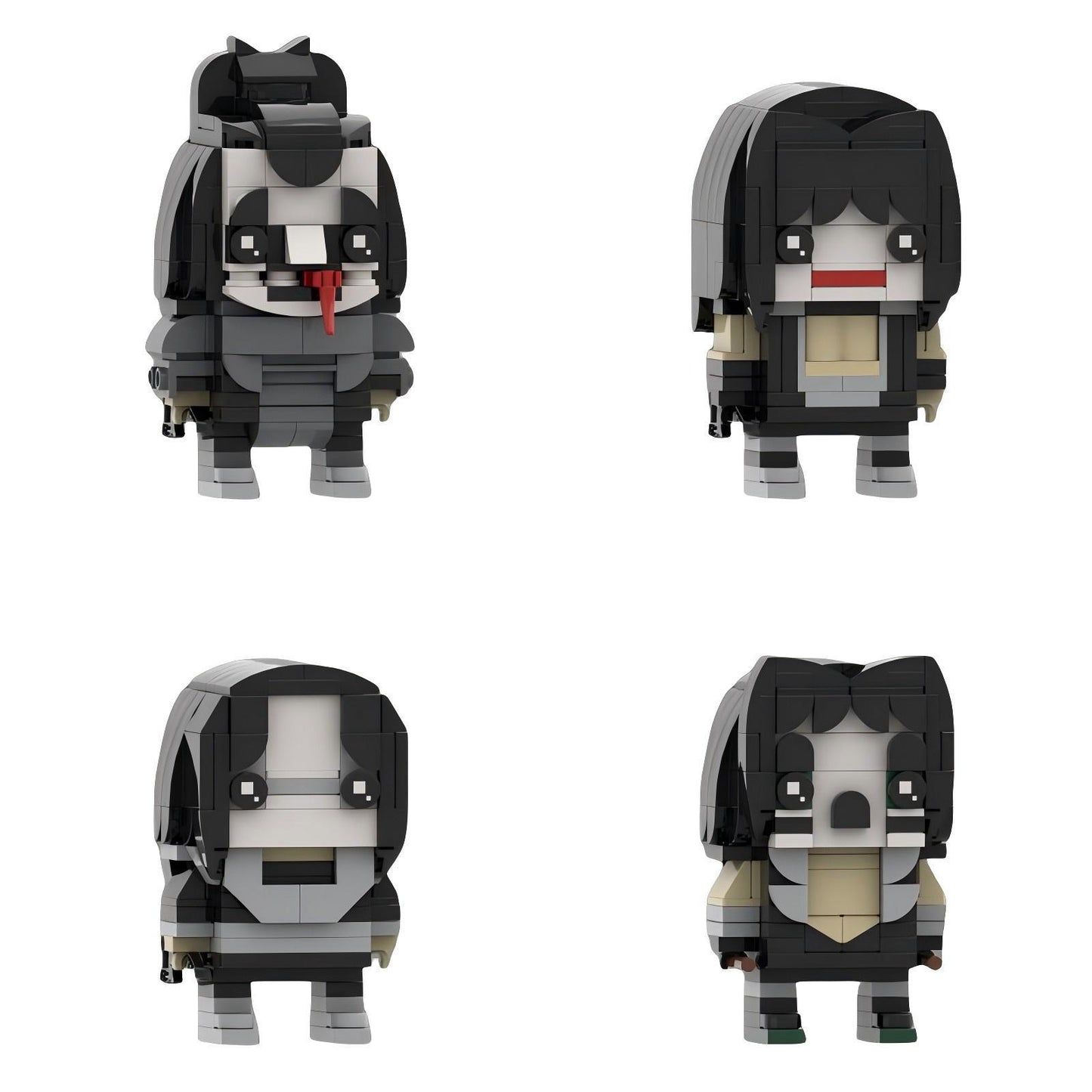 the demon brickheadz building kit | kiss | moc-103420 - 1
