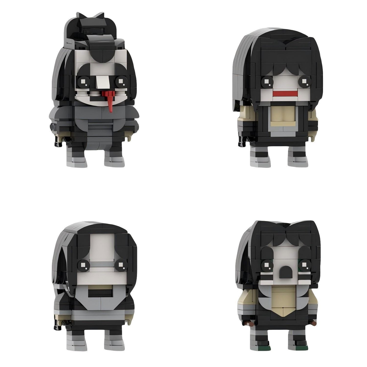 the demon brickheadz building kit | kiss | moc-103420 - 1
