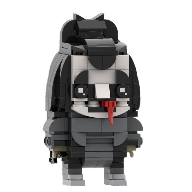 the demon brickheadz building kit | kiss | moc-103420 - 2