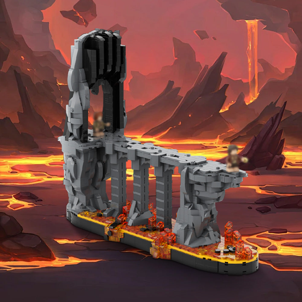 the fires of mount doom building kit | lotr | moc-226536 - 1