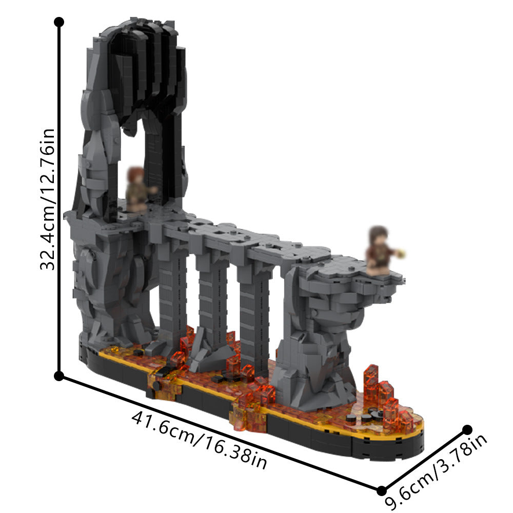 the fires of mount doom building kit | lotr | moc-226536 - 3