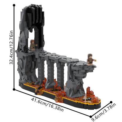 the fires of mount doom building kit | lotr | moc-226536 - 3