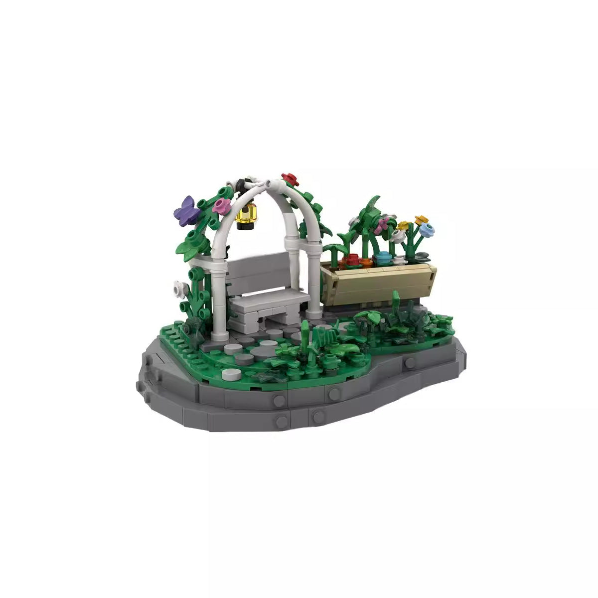 The Garden Building Kit | LEGO-Compatible MOC - 3