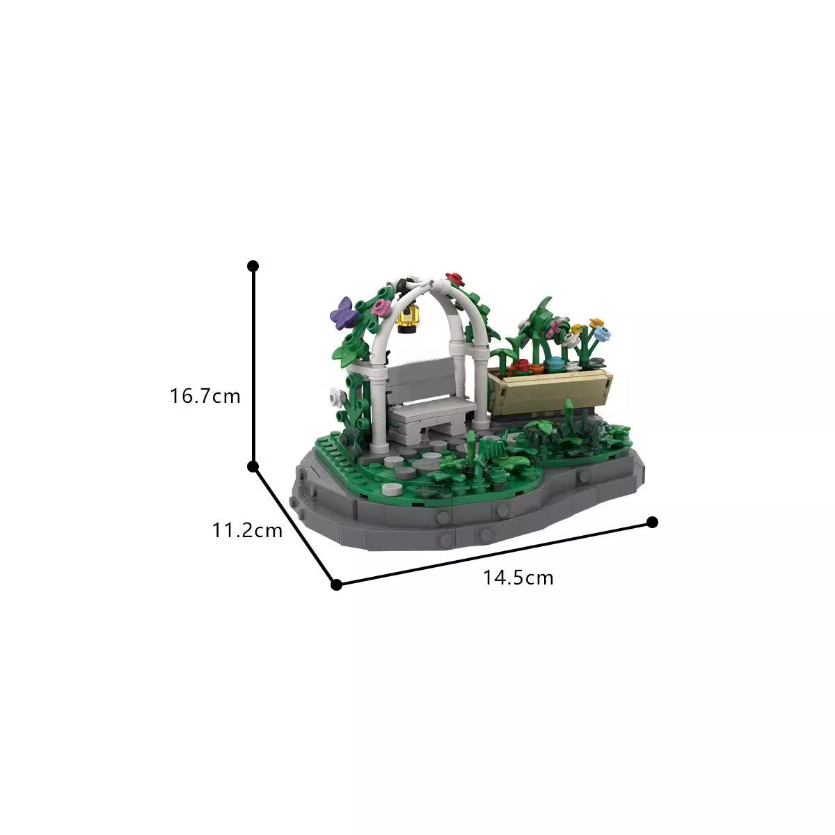 The Garden Building Kit | LEGO-Compatible MOC - 4