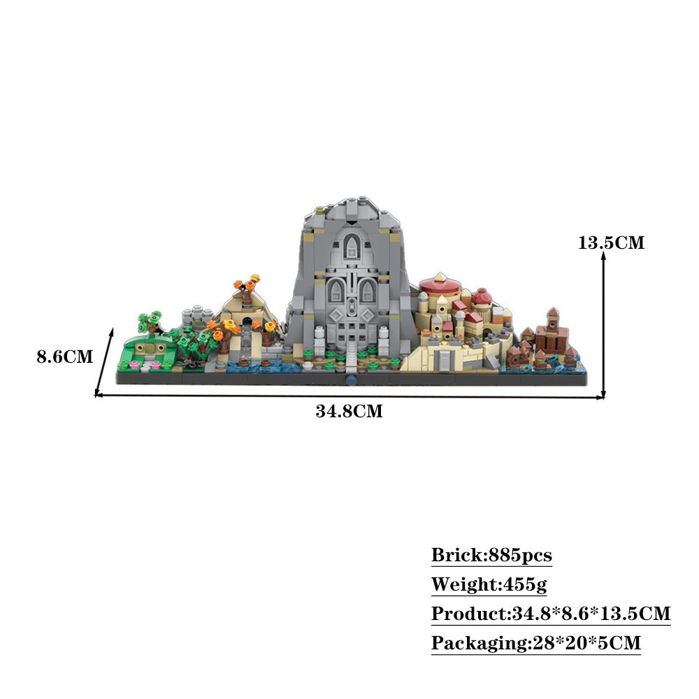 the hobbit skyline building set | moc-37114 - 2