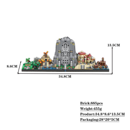 the hobbit skyline building set | moc-37114 - 2