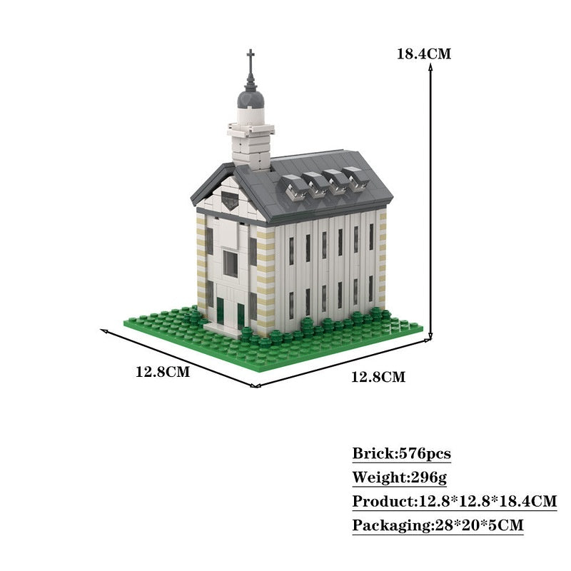 The Kirtland Temple MOC Building Kit | Historic Architecture Model - 2