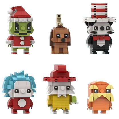 the lorax brickheadz building kit | dr. seuss | moc-176584 - 1