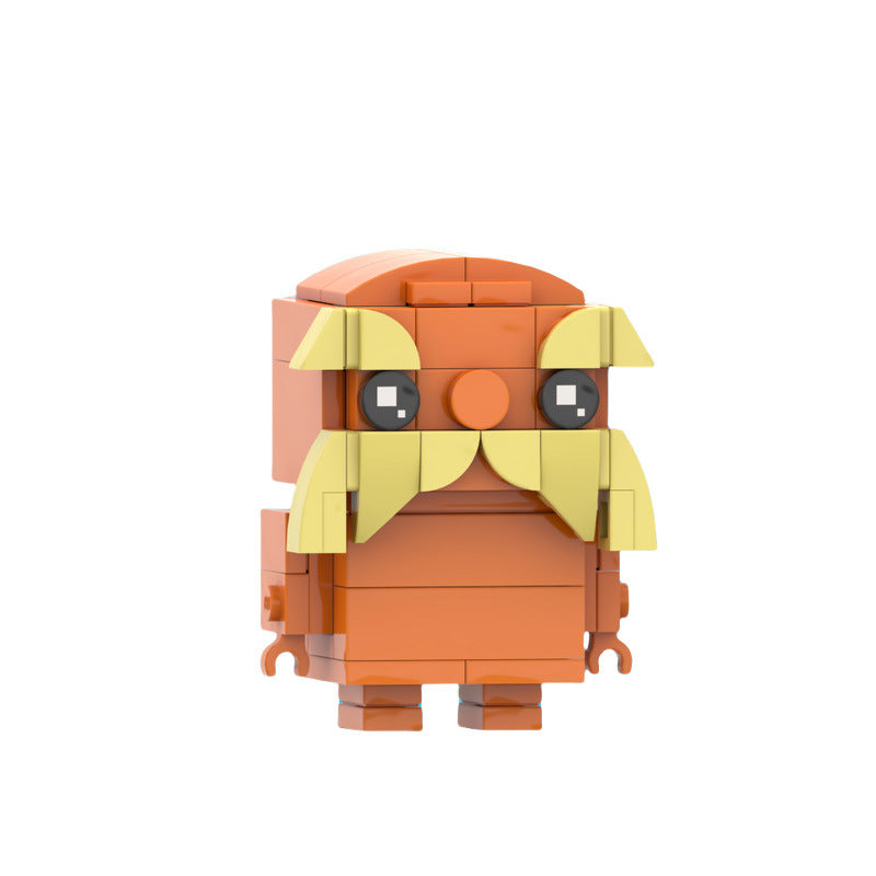 the lorax brickheadz building kit | dr. seuss | moc-176584 - 3