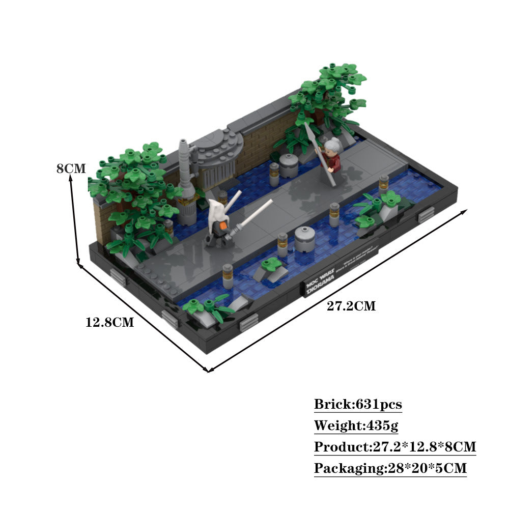 the magistrate diorama building set | star wars | moc-110630 - 4