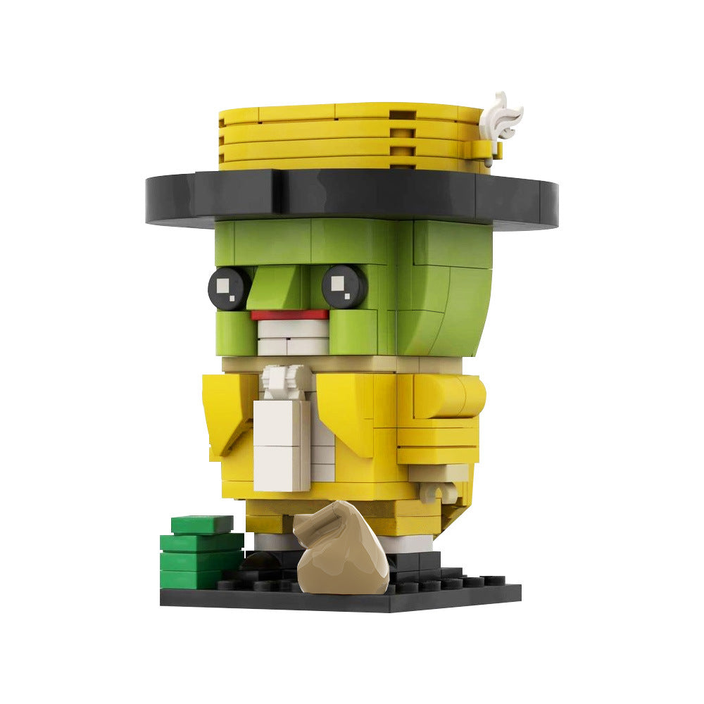the mask brickheadz building set | lego compatible - 1