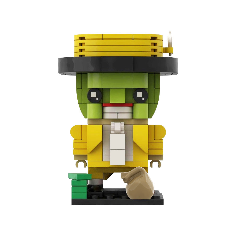 the mask brickheadz building set | lego compatible - 2