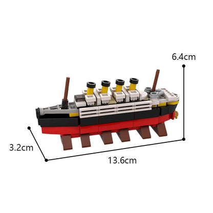 The Micro Titanic Ship Model Building Kit | LEGO-Compatible MOC - 3