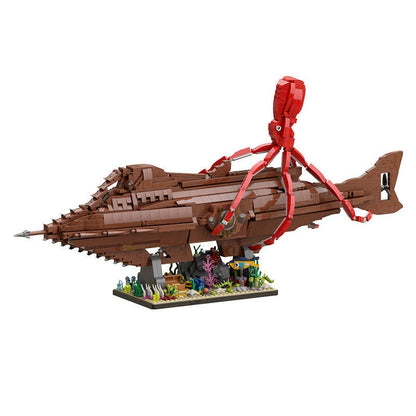 The Nautilus MOC Building Kit | Retro Submarine Exploration Model - 1