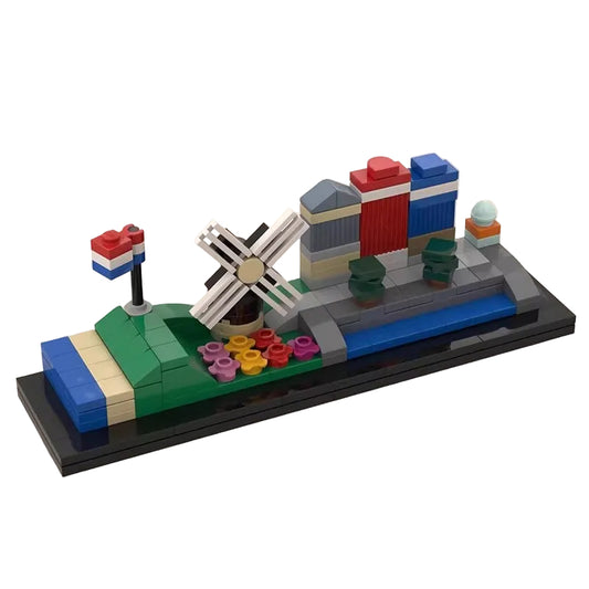 the netherlands skyline building kit | moc-35727 - 4