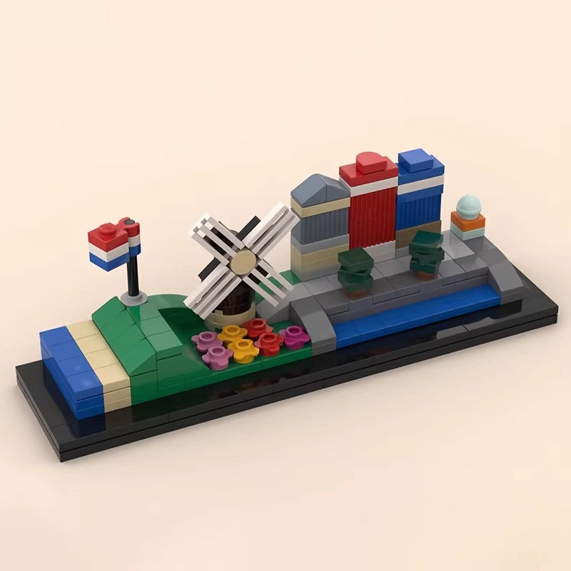 the netherlands skyline building kit | moc-35727 - 5