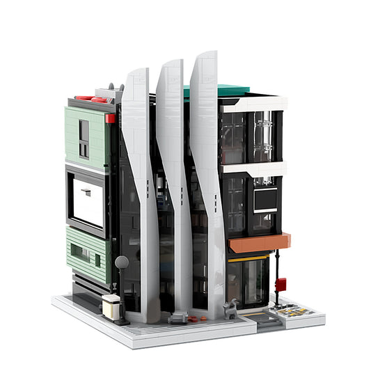 the office boss on top building set | moc-129253 - 2