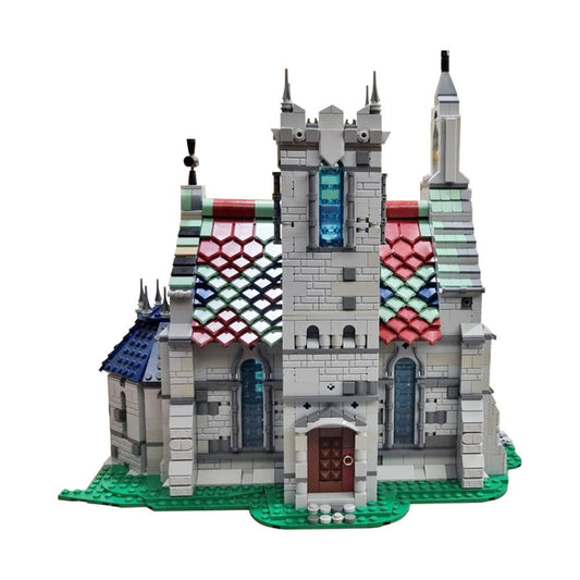 The Old Church Building Kit | LEGO-Compatible MOC - 1